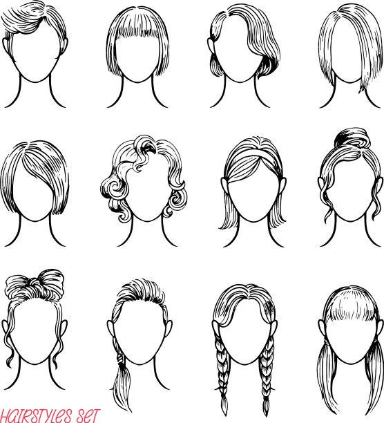 集女性发型图片下载