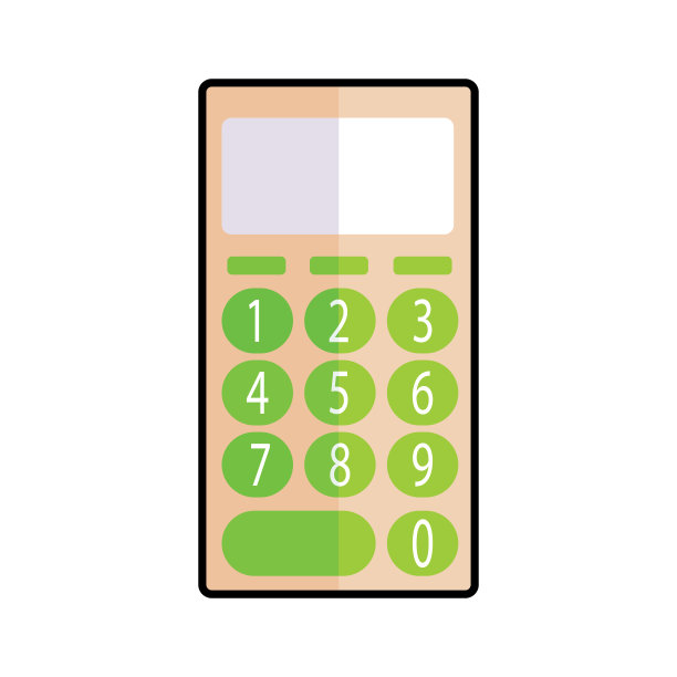 孤立的计算器图标图片下载