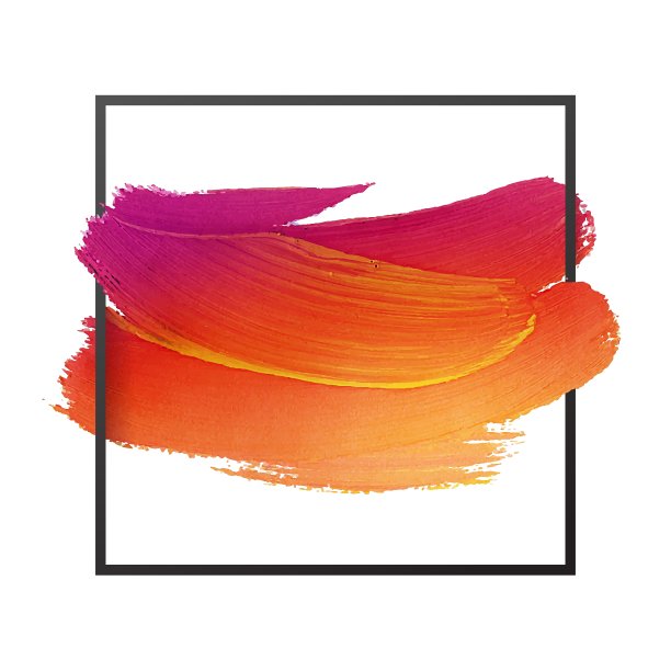 矢量工艺标签笔触背景，油漆标签和邮票设计。框标签背景补丁。颜色组合目录元素。墨水污迹，污渍，斑点。英斯达的颜色。图片下载