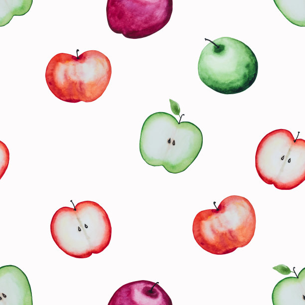 亮丽的画面配以水果的形象图片下载