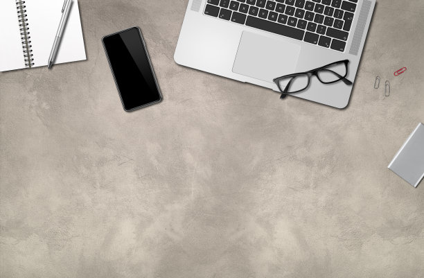 办公桌模型俯视图图片下载