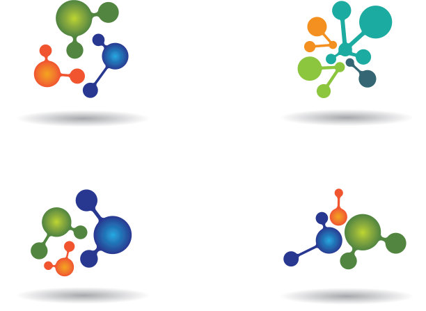 分子的图标图片下载