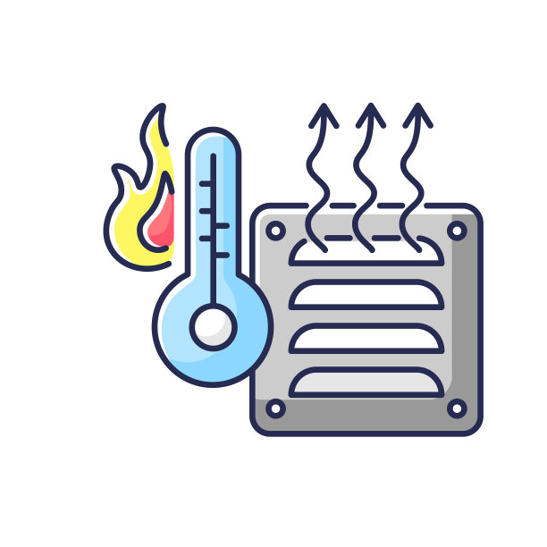 电加热器RGB颜色图标图片下载
