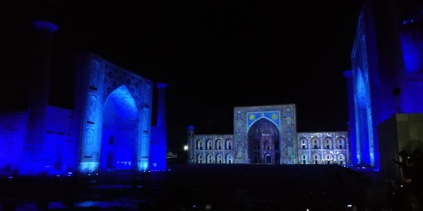 撒马尔罕夜间图片下载