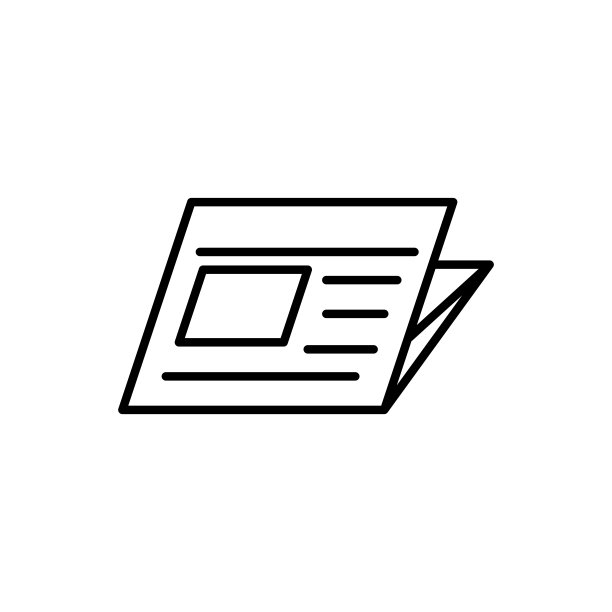 报纸图标，插图矢量设计图片下载