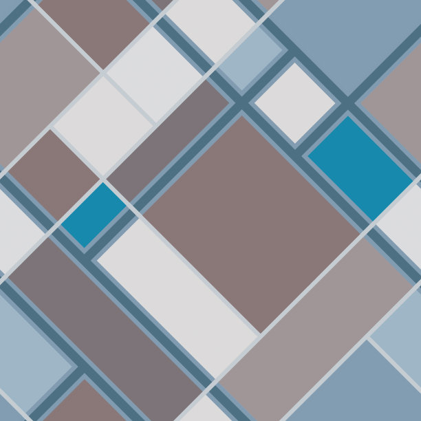 莫塞克3-5方格无缝图案。图片下载