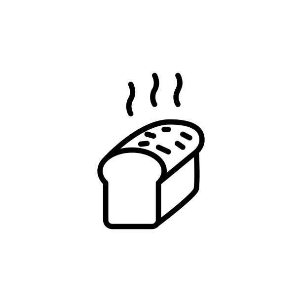 面包图标，符号设计模板图片下载