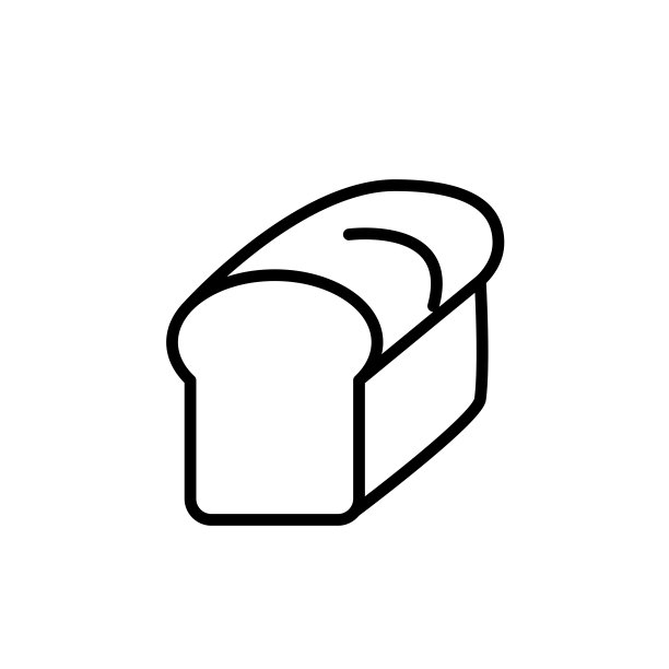 面包图标，符号设计模板图片下载