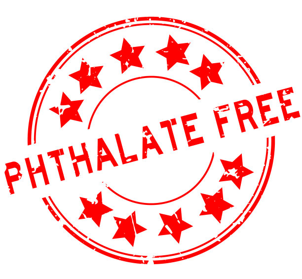 垃圾红色邻苯二甲酸酯自由字与星形图标图片下载