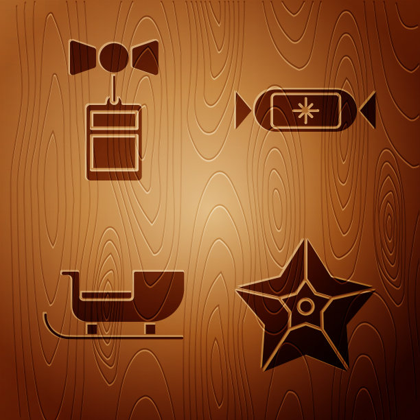 在圣诞星星的价格标签上刻有铭文图片下载