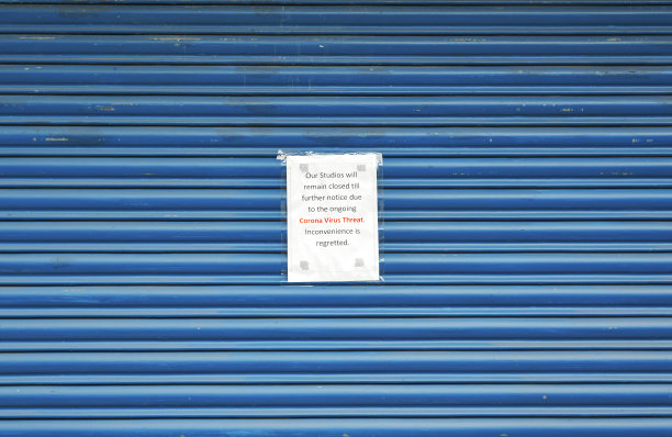 由于covid-19在加尔各答大流行，业务关闭图片下载