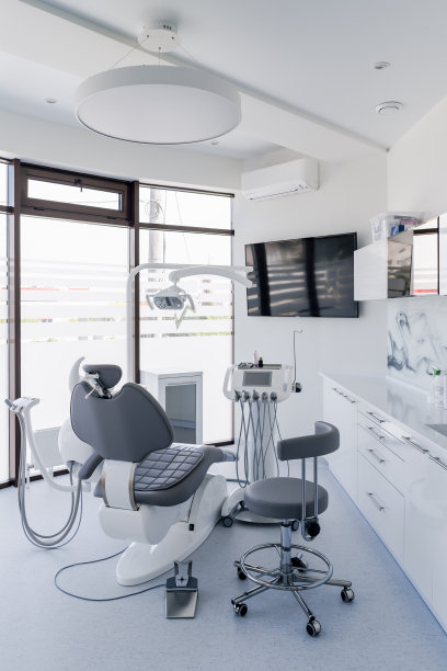 牙科椅和其他配件在现代牙科实践图片下载