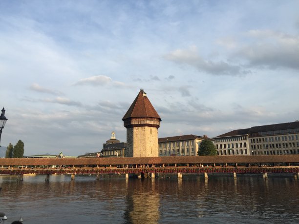 教堂桥,瑞士图片下载