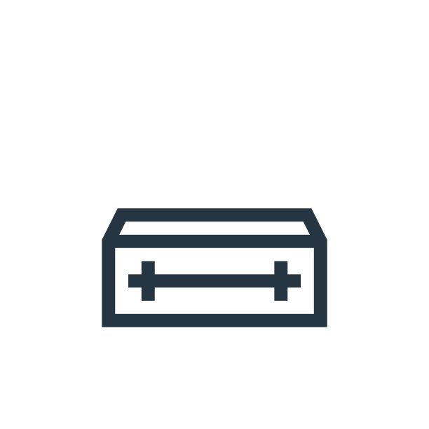 棺材矢量图标孤立在白色背景上。轮廓，细线棺材图标网站设计和移动，应用程序开发。细线棺材轮廓图标矢量插图。图片下载