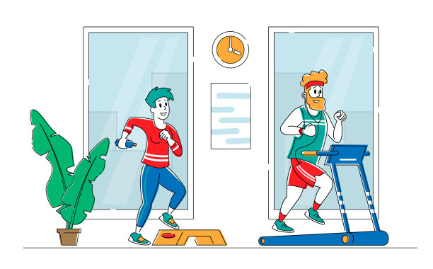 女人和男人性格活跃的运动生活图片下载