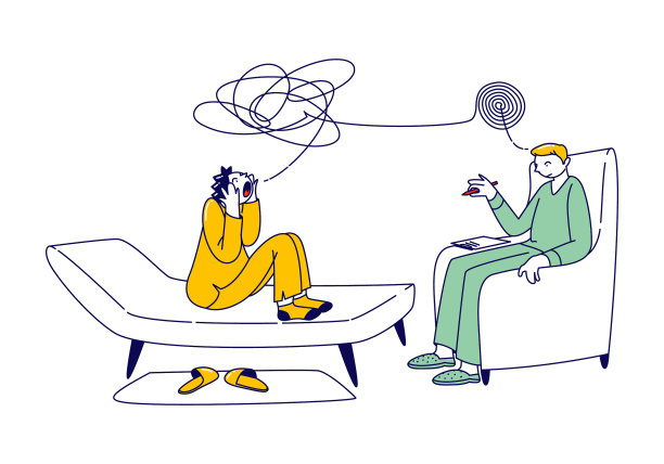 心理学家和心理治疗师的病人性格图片下载