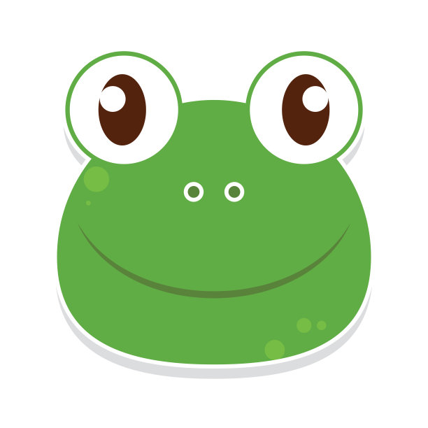 青蛙的头卡通图片下载