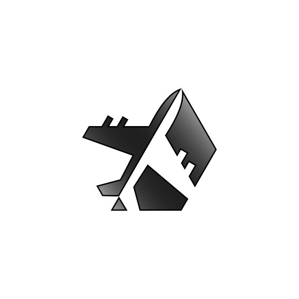 飞机标志设计图片下载