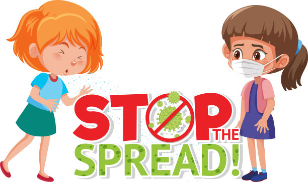 停止冠状病毒标志图片下载