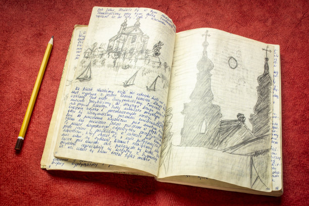 复古皮艇探险日志图片下载