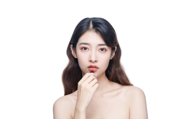 年轻亚洲女人的美丽肖像图片下载