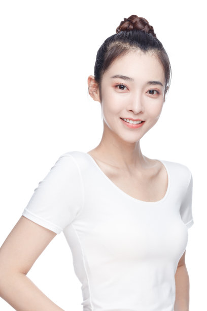 年轻亚洲女人的美丽肖像图片下载