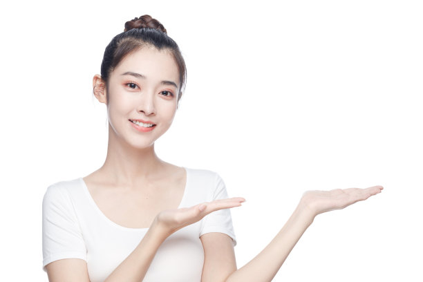 年轻亚洲女人的美丽肖像图片下载