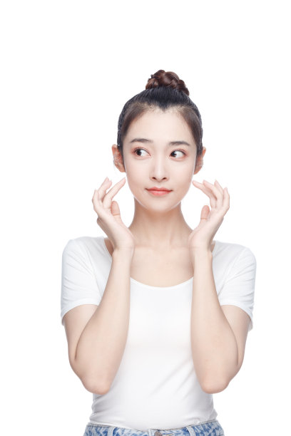 年轻亚洲女人的美丽肖像图片下载