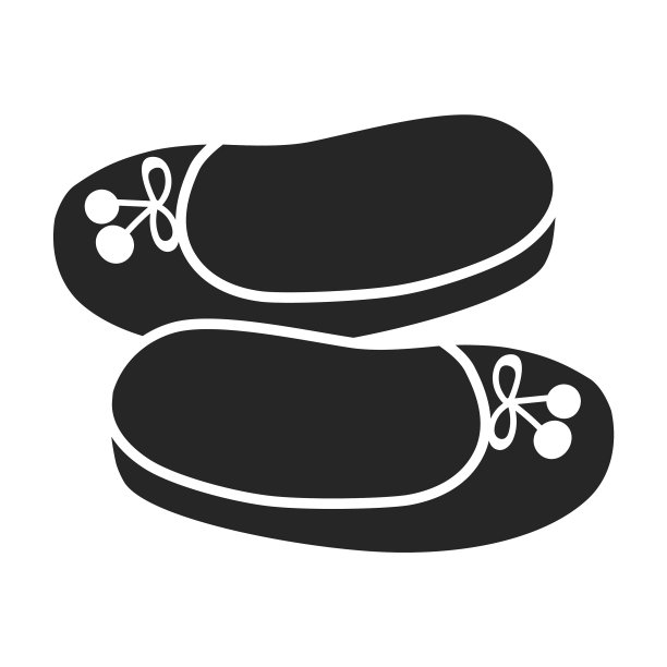 鞋子图标黑色图标隔离上图片下载