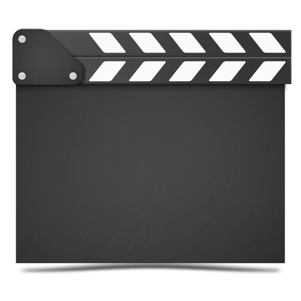 现实电影拍板。向量。图片下载