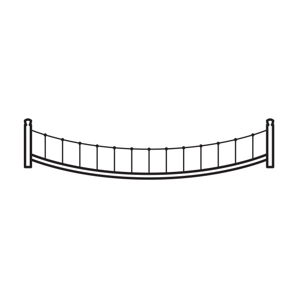 桥图标轮廓图标隔离上图片下载