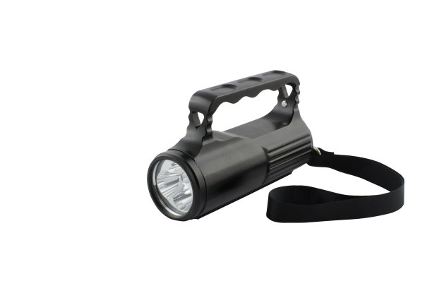 白色背景上的手电筒图片下载