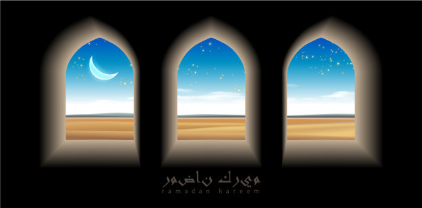 穆斯林盛宴圣月斋月3d图片下载