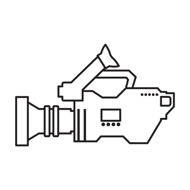 摄像机图标轮廓图标图片下载