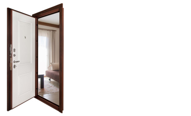 打开前门，白色背景隔离图片下载