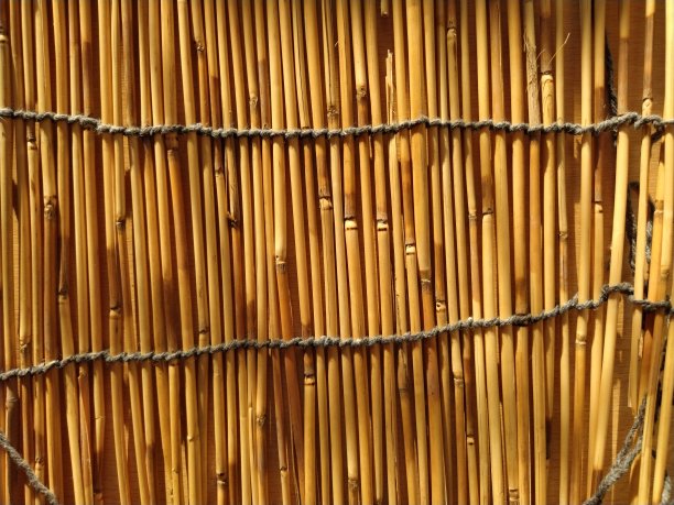 竹棕草席作为抽象纹理的背景组成，俯视上方图片下载