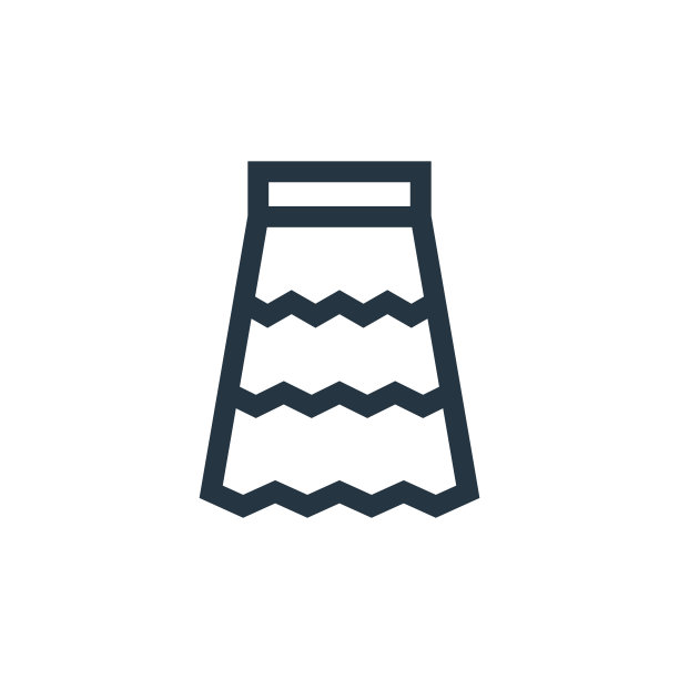 裙子矢量图标孤立的白色背景。轮廓，细线裙图标用于网站设计和手机，应用程序开发。细线裙子轮廓图标矢量插图。图片下载