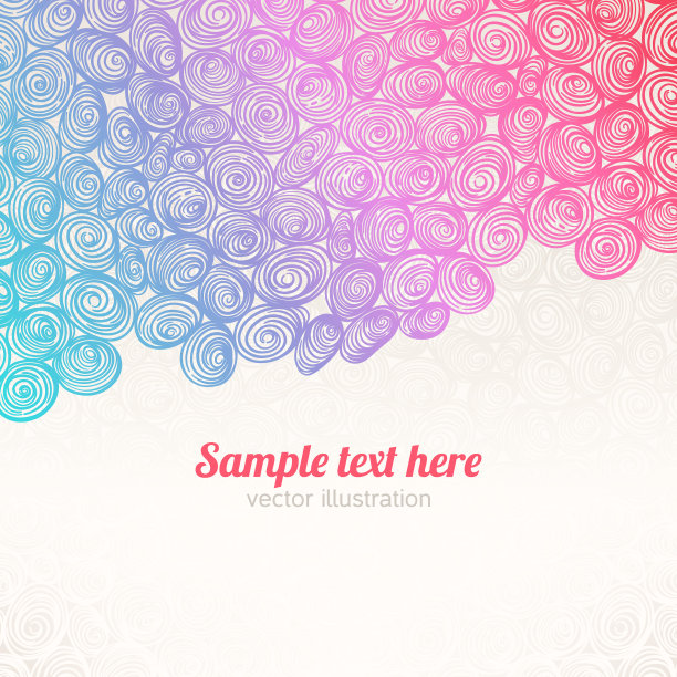 彩色抽象背景与漩涡图片下载