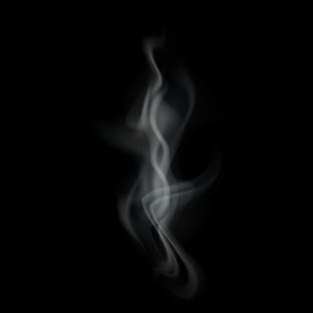 烟雾隔离在透明的背景。向量雾、蒸汽图片下载