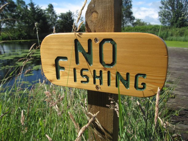 禁止钓鱼标志图片下载