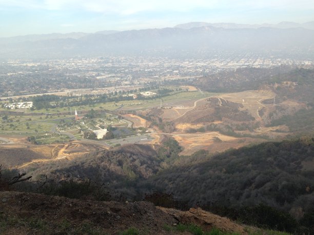 从山上看洛杉矶图片下载