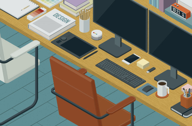 沟通平面设计机构，3D插画图片下载