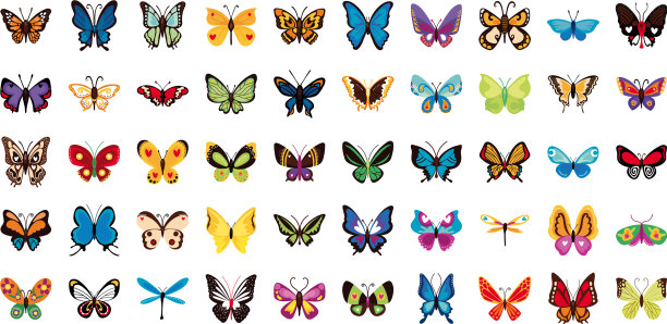 捆绑蝴蝶设置图标图片下载