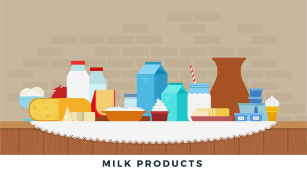 乳制品对反载体平隔离图片下载