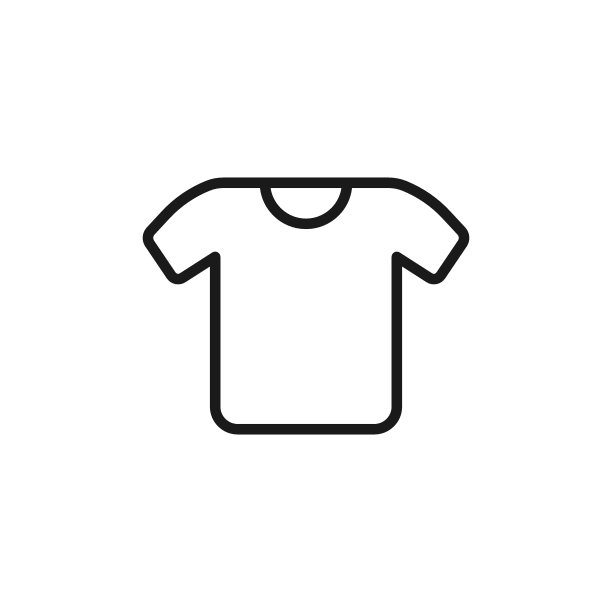 t恤图标。素色衬衫，运动衬衫。白色t恤，完美的电子商务网站服装图标和移动应用程序UI设计。图片下载