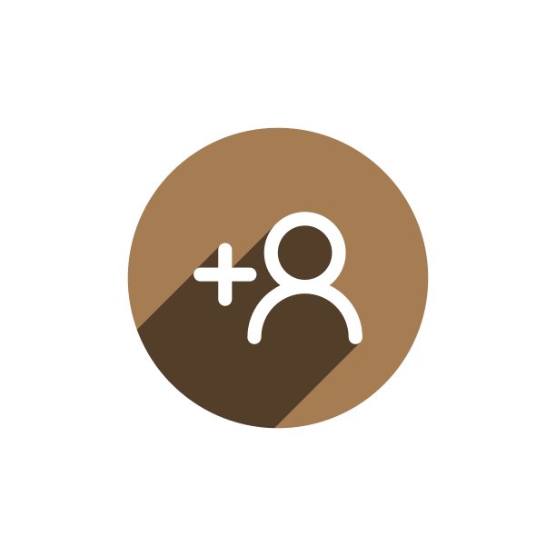 带有加号图标的用户。添加朋友，添加联系人，现代社交网络应用UI/UX设计的新用户符号。图片下载