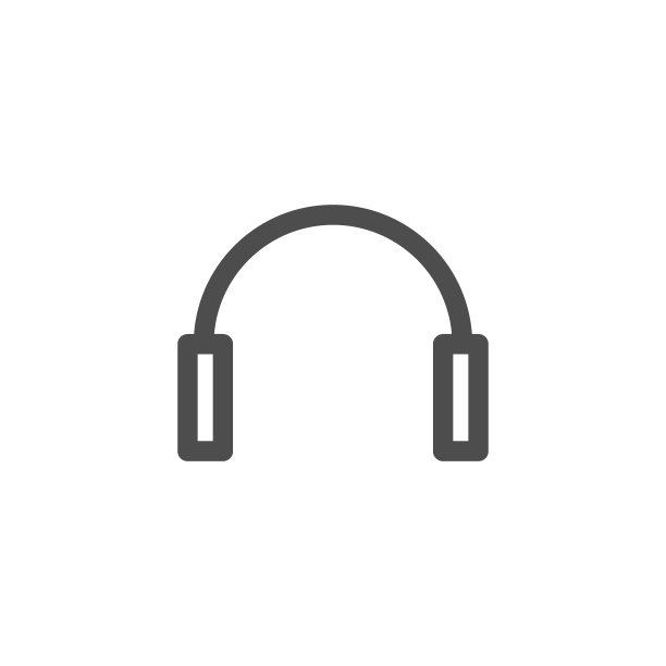 耳机图标。无线耳机，耳机图标为现代网络和移动用户界面设计。图片下载