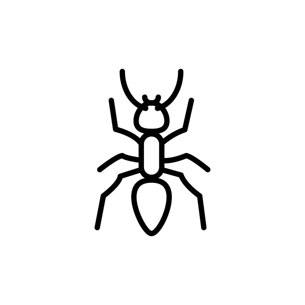 蚂蚁图标，插图设计模板图片下载