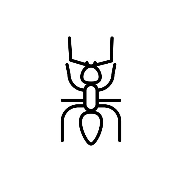 蚂蚁图标，插图设计模板图片下载