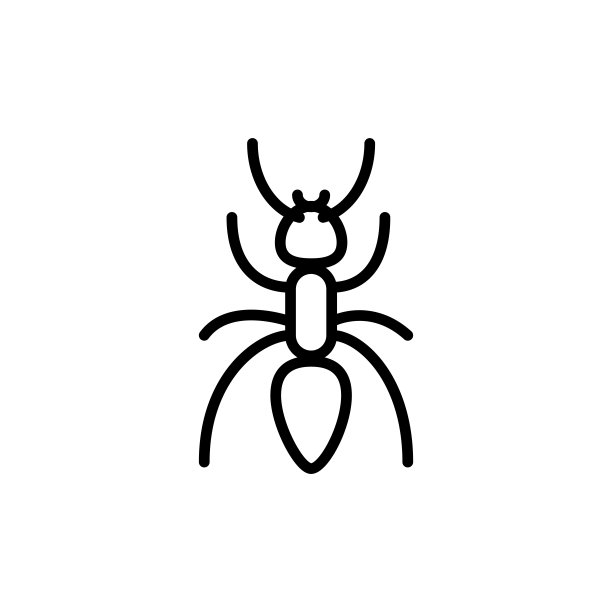 蚂蚁图标，插图设计模板图片下载